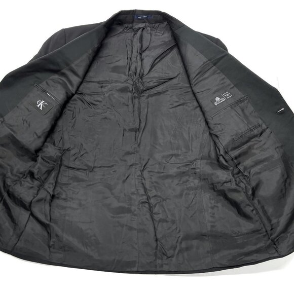 Calvin Klein Black Tuxedo Jacket Mens 42R Canada Made Wedding‎  Formal - Picture 6 of 10